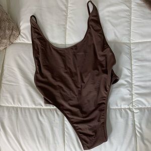 PacSun LIONESS Bo Derek Low Back One Piece